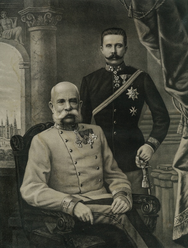 S následníkom trónu Františkom Ferdinandom d´Este (foto: Múzeum v Kežmarku)