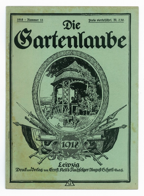Ukážka časopisu Die Gartenlaube z roku 1918 (foto: Múzeum v Kežmarku)